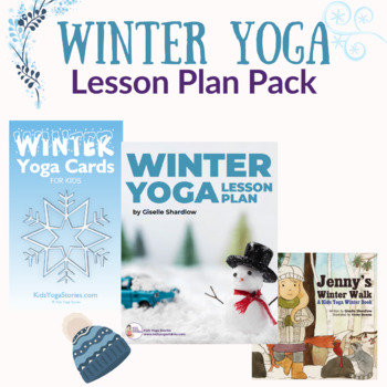 Preview of Winter Yoga Lesson Planning Pack