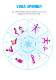 Winter Yoga Poses Spinner