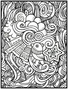 The Mindfulness Coloring Series: The Mindfulness Doodles Coloring