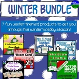 Middle School Winter and Christmas Activities Bundle