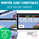 Winter and Christmas Center Rotation Slides with Timers