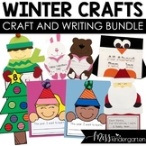 Winter and Christmas Crafts Bundle | Math and Writing Crafts