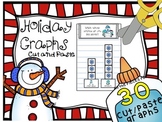 Christmas and Winter Graph Questions with Recording Sheets