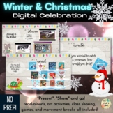 Winter and Christmas Virtual/Digital Party Celebration on 