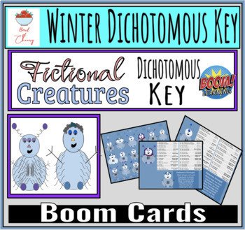 Preview of Winter and Snowman Dichotomous Key (BOOM CARDS)