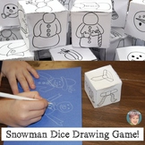 Free Snowman Drawing Game (using drawing cubes) Free Winte