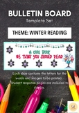 Winter bulletin board A cool book recommendation
