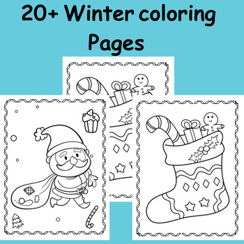 Winter Coloring Pages, Winter Coloring Book