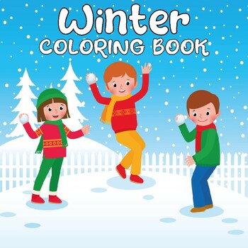 Winter Coloring Book: Winter Coloring Book For Girls a book by Winter Book  Press