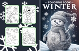 Winter coloring books for kids