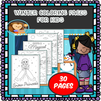 Preview of Winter coloring pages