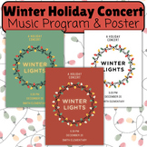 Winter holiday music program, Choir band dance concert, Ch