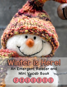 Preview of Winter is Here! Emergent Reader {FREEBIE}
