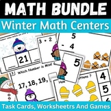Winter math Centers Missing number, Addition and Subtracti