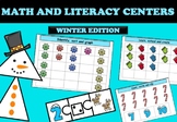 Winter math center activities for Preschool | Easy prep ac