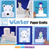 Winter paper craft bundle