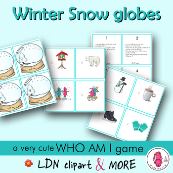 Preview of WINTER reading comprehension game, cute, fun, print & go! Use a flashlight!