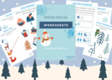 Winter special worksheets | For Teachers and Family | Inst