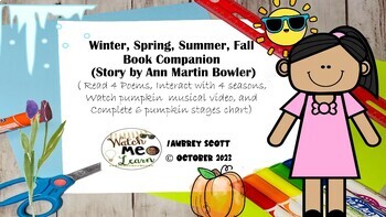 Preview of Four Seasons  Science & Poetry  PowerPoint