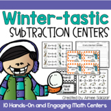 Winter-tastic Subtraction Centers {Common Core Aligned}