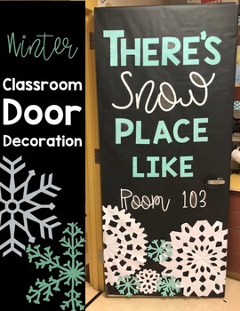 Winter Classroom Door Worksheets Teaching Resources Tpt