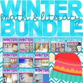 Winter themed Math and Literacy Center Activity Bundle