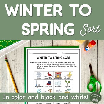 Preview of Winter to Spring Sort Worksheet