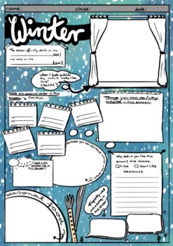Winter - worksheet by AnneArtful | Teachers Pay Teachers