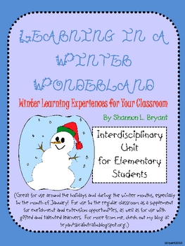 Preview of Winter/January Unit:  Learning in a Winter Wonderland