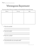 Wintergreen Experiment