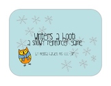 Winter's a Hoot!: An open-ended reinforcer game