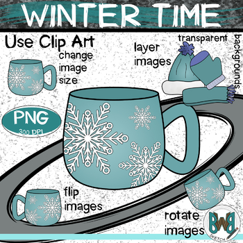 Winter Season Snow Day Clip Art by Backwoods Barn Sketch | TPT