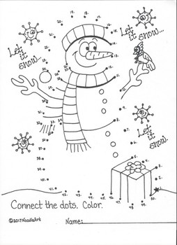 Wintertime Math Worksheets for Kindergarten Fun by NoodlzArt | TpT