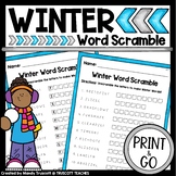 Winter Word Scramble | TPT Dollar Deals