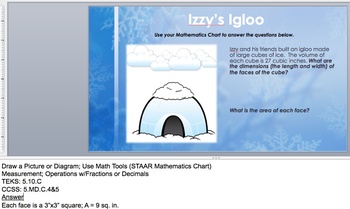 Preview of Wintertime WtW: 5th-Grade Measurement Story Problems