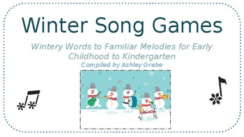 Preview of Wintery Song Games