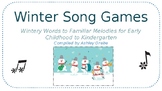 Wintery Song Games