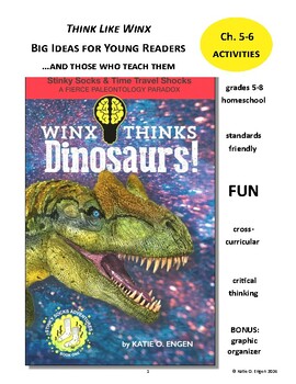 Preview of Winx Thinks - Dinosaurs! time travel & more for MG (dig into chp. 5-6)