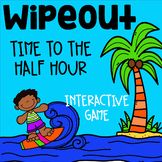 WipeOut Math Game - Telling Time to the Hour and Half Hour