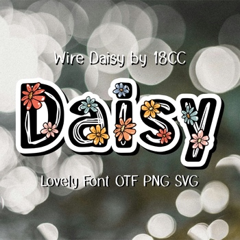 Preview of Wire Daisy OTF PNG SVG
