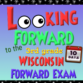 Preview of Wisconsin Forward Exam Prep - 10 Days of Review for 3rd Grade MATH - NO PREP!