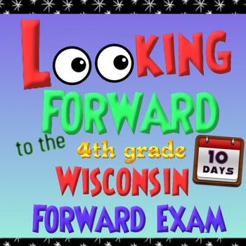 Preview of Wisconsin Forward Exam Prep - 10 Days of Review for 4th Grade MATH - NO PREP!