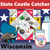 Wisconsin State Facts and Symbols Cootie Catcher Activity 
