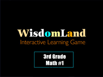 Preview of WisdomLand 3rd Grade #1 Interactive Game