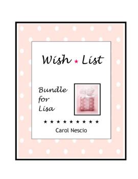 Preview of Wish List Bundle for Lisa