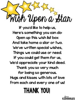 Wish upon a star poem