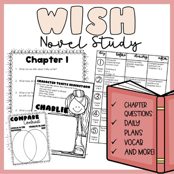 Wish by Barbara O'Connor Activities - Book Units Teacher