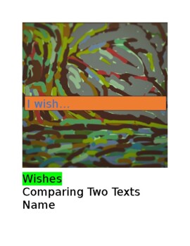 Preview of Wishes/Comparing Two Texts/Hope for embracing our new world/Distance Learning