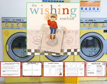 Preview of Wishing Machine - Book Companion - 1st or 2nd Grade - Plot, Purpose, Sequencing