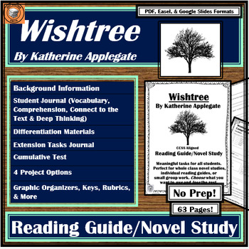 Preview of Wishtree | Reading Guide | Book / Literature Novel Study |FULL | Applegate